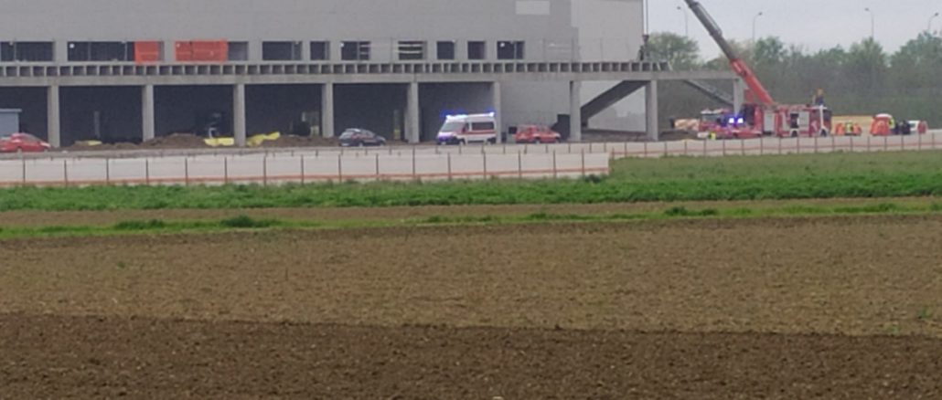 cantiere amazon incidente mortale